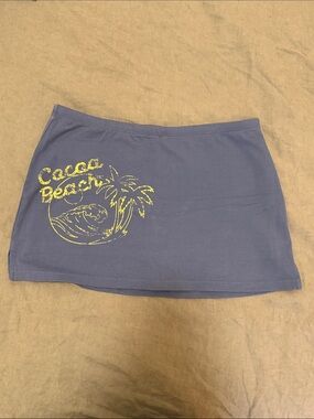 Urban Outfitters Low rise blue mini skirt